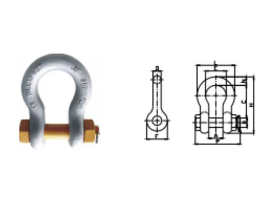 螺栓插销型弓形卸扣(S级)Bot type bow shackles