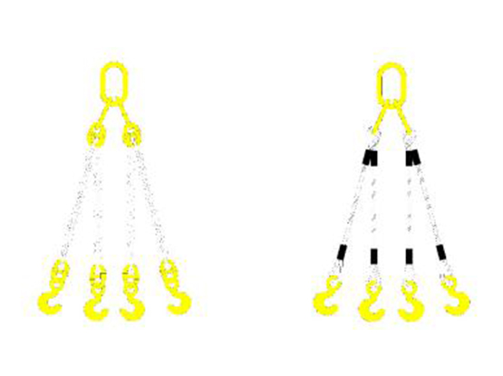 四肢成套吊索具4 -leg lifting sets