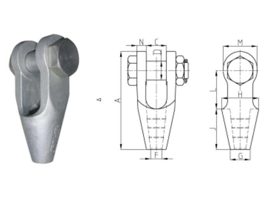 开式索节(SOA) OPEN SPELTER SOCKETS (SOA)