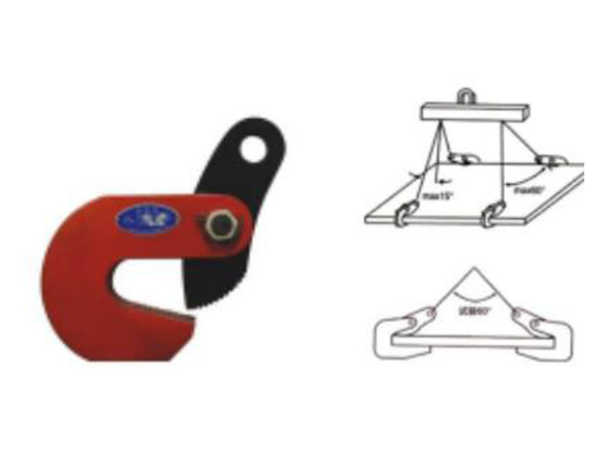横吊钢板起重钳(L) HORIZONTAL HOIST CLAMPS FOR STEEL PLATE (L)