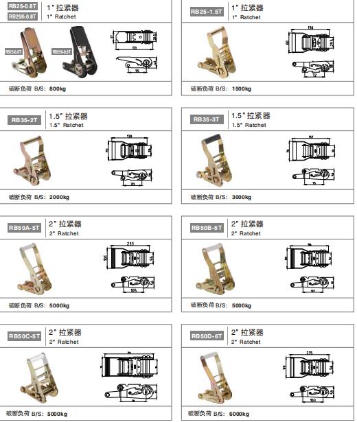 拉紧器Ratchets