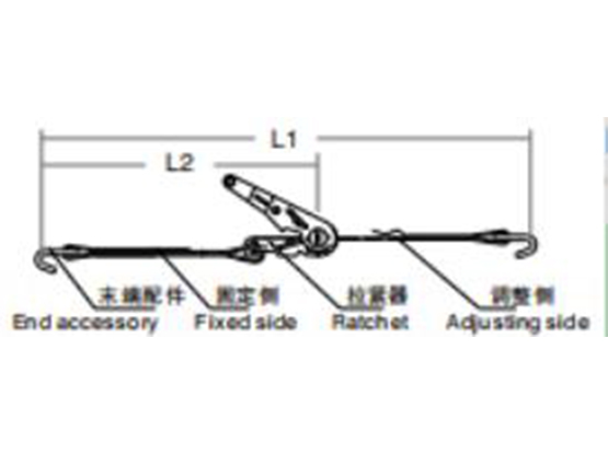 RA75捆绑带RA75 ratchet tie downs