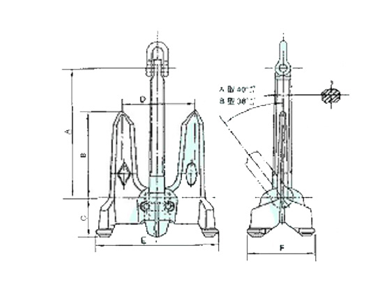 尾翼锚GB/T10829 AR6. BR6 ANCHOR
