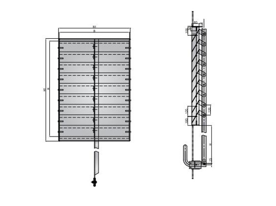 烟囱可闭百叶窗 FUNNEL CLOSE-ABLE SHUTTER