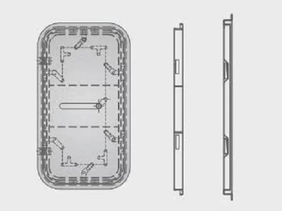 快开闭风雨密钢质门(埋入式) QUICK OPEN&CLOSE WEATHERTIGHT STEEL DOOR (FLUSH TYPE)