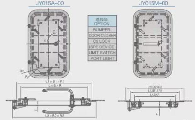 钢质快开闭风雨密(水密)门 STEEL QUICK ACTION WEATHERTIGHT DOOR/WATERTIGHT DOOR