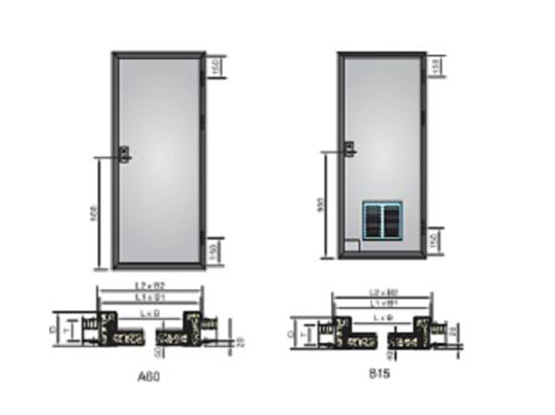 单扇防火门 SINGLE LEAF FIREPROOF DOOR
